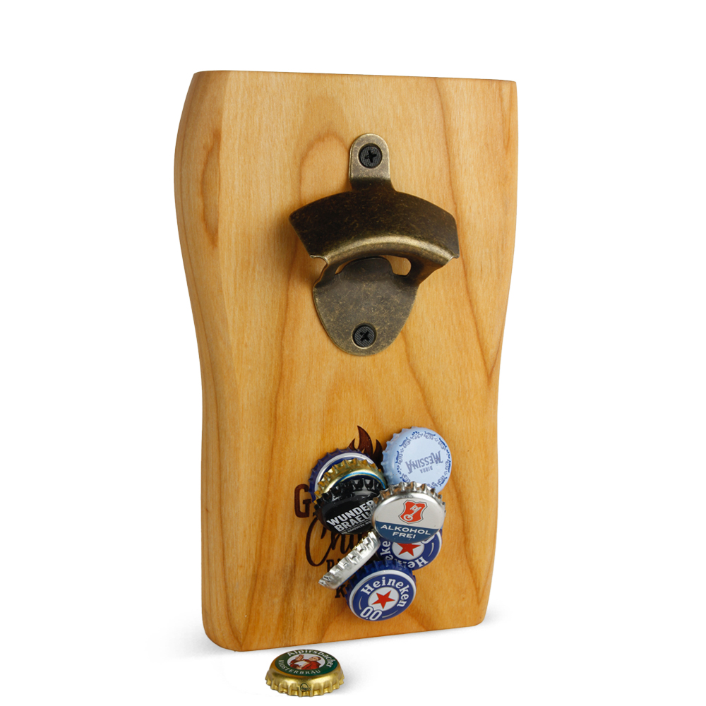 Flaschenöffner: "Chillen, Grillen, Bierchen ..."