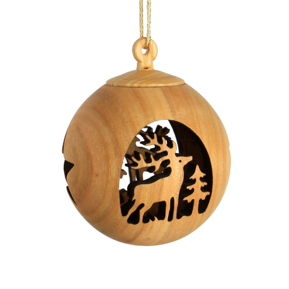 Weihnachtskugel Motiv: Hirsch Weihnachtskugel Motiv: Hirsch