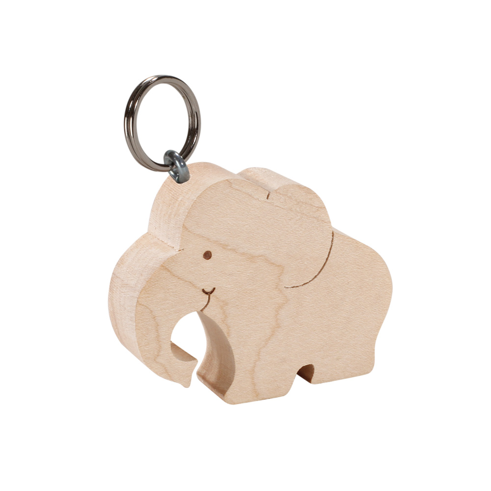 Schlüsselanhänger: Elefant Typ 1 (Rüssel unten)