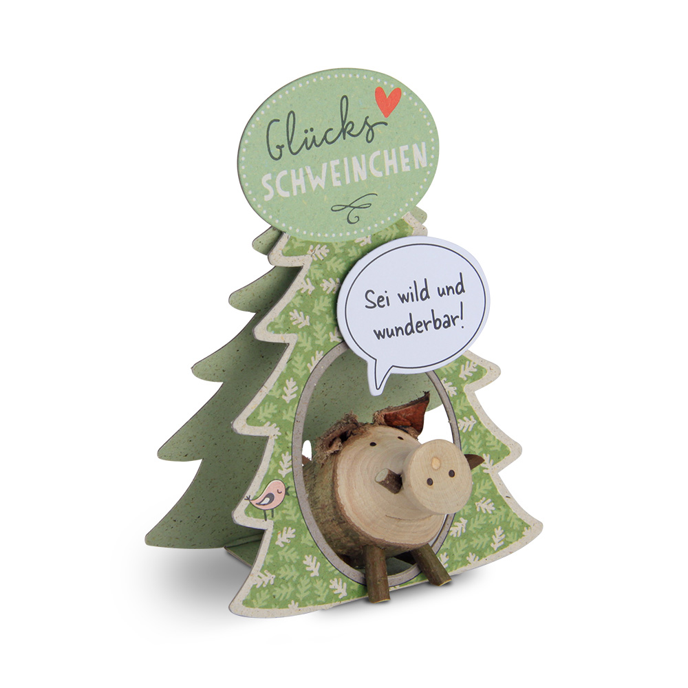 Glücksschweinchen Wildschweinchen: "Sei wild..." Glücksschweinchen Wildschweinchen: "Sei wild..."