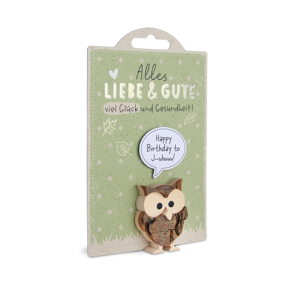 HappyAnimals - Alles Liebe…, Eule: "Happy..." HappyAnimals - Alles Liebe…, Eule: "Happy..."