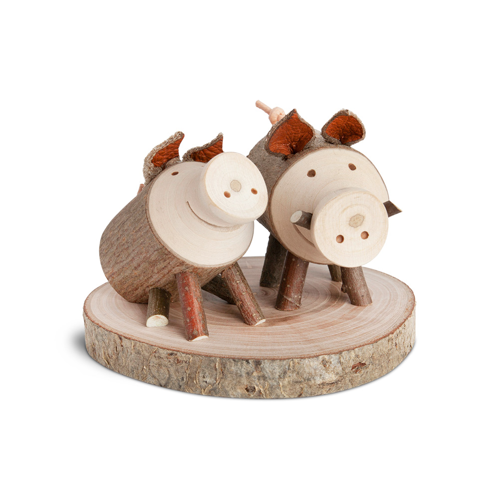 Glückliche Schweine Trudie und Borstel Glückliche Schweine Trudie und Borstel