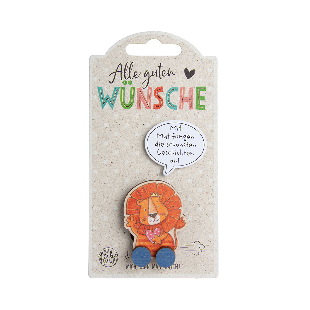 Rollies A - Wünsche: Löwe "Mit Mut fangen..." Rollies A - Wünsche: Löwe "Mit Mut fangen..."