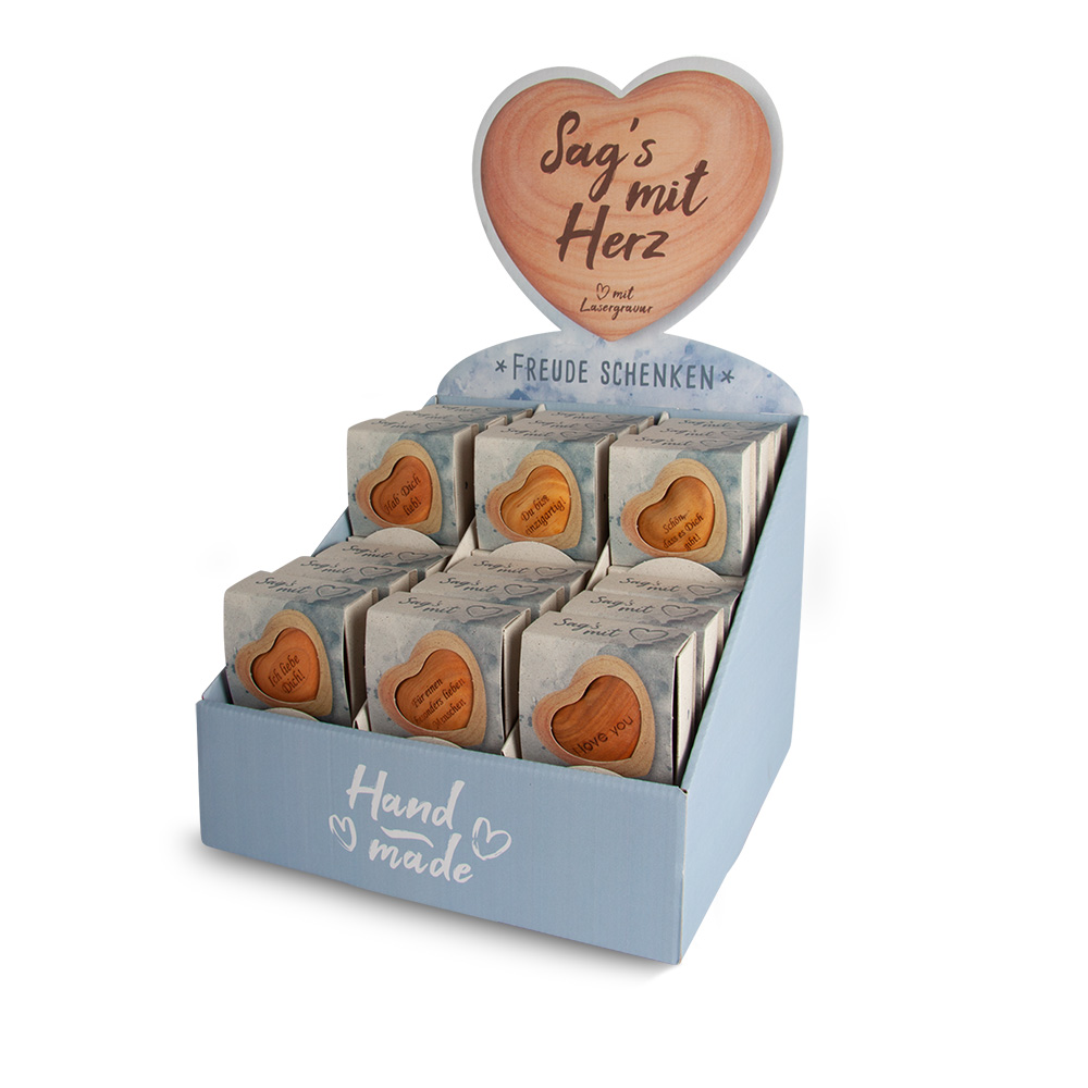 Herz symmetrisch Gr. 1: "Du bist einzigartig!" Herz symmetrisch Gr. 1: "Du bist einzigartig!"