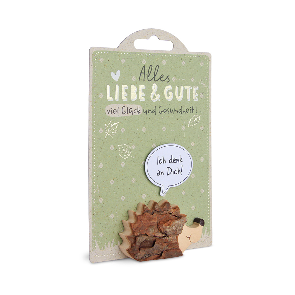 HappyAnimals - Alles Liebe..., Igel: "Ich denk..." HappyAnimals - Alles Liebe..., Igel: "Ich denk..."