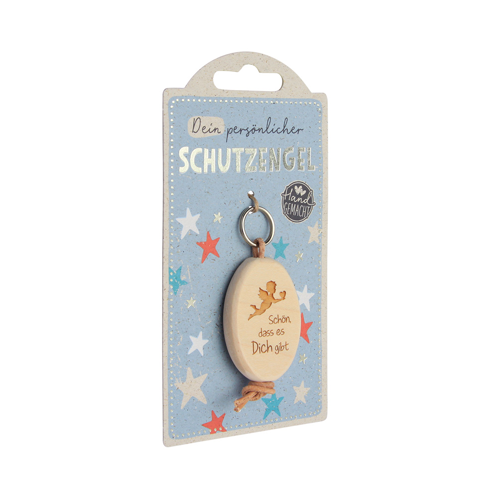 LuckyKeys: Oval "Schön, dass es dich gibt" LuckyKeys: Oval "Schön, dass es dich gibt"