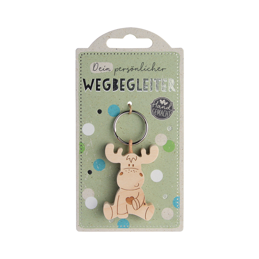 LuckyKeys: Elch sitzend LuckyKeys: Elch sitzend