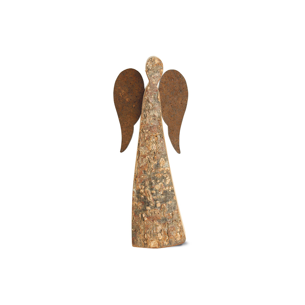 Rindenengel mit Edelrost-Flügeln: Antonio Gr. 4