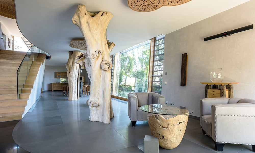 Waldfabrik Firmengebäude von innen