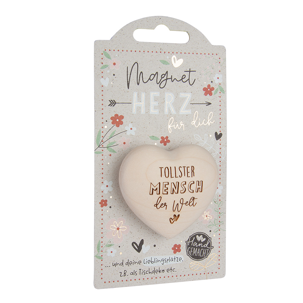 LovelyHearts - mit Magnet: "Tollster Mensch..." LovelyHearts - mit Magnet: "Tollster Mensch..."
