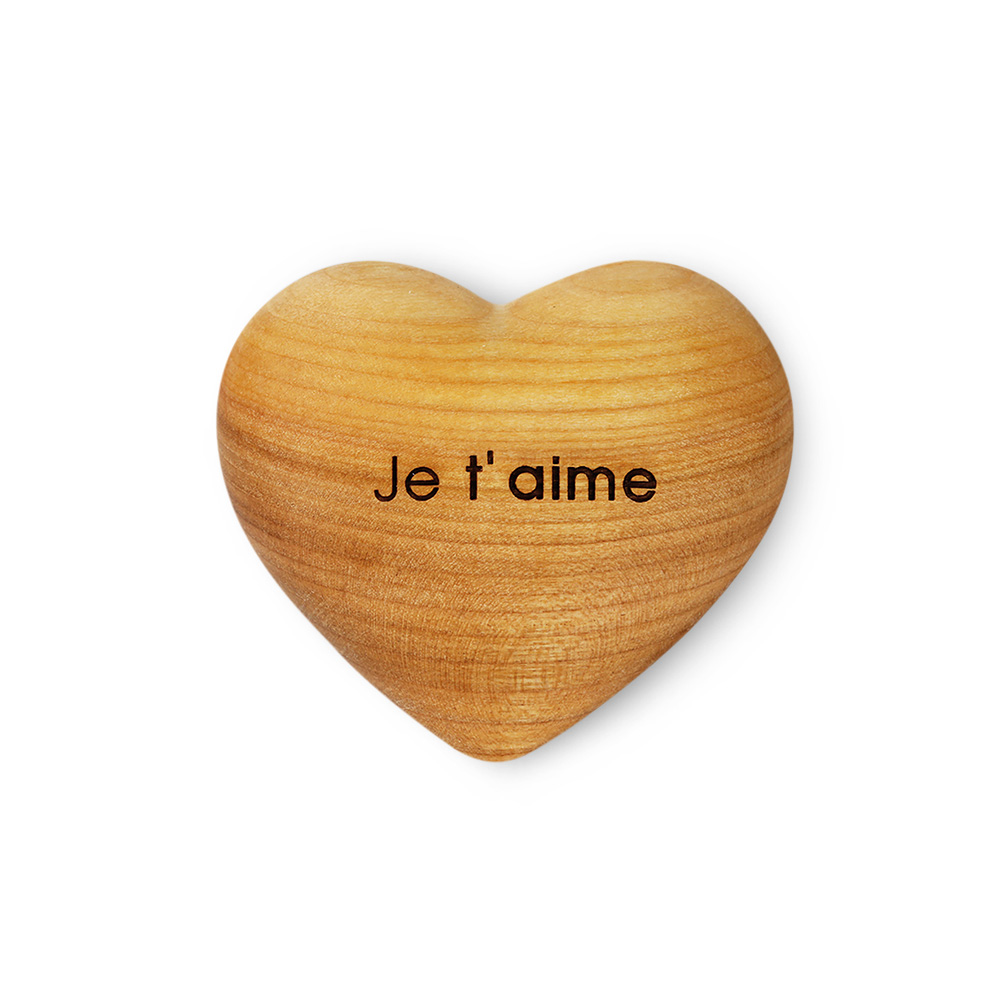 Herz symmetrisch Gr. 1: "Je t'aime" Herz symmetrisch Gr. 1: "Je t'aime"