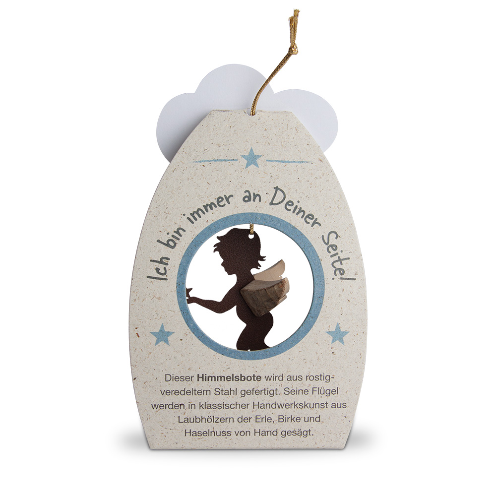 Himmelsbote - Rost-Engel mit Trompete Himmelsbote - Rost-Engel mit Trompete