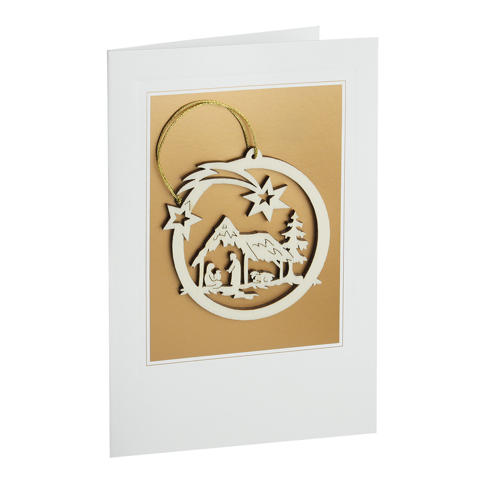 Briefkarte Kreis: Maria und Josef Briefkarte Kreis: Maria und Josef