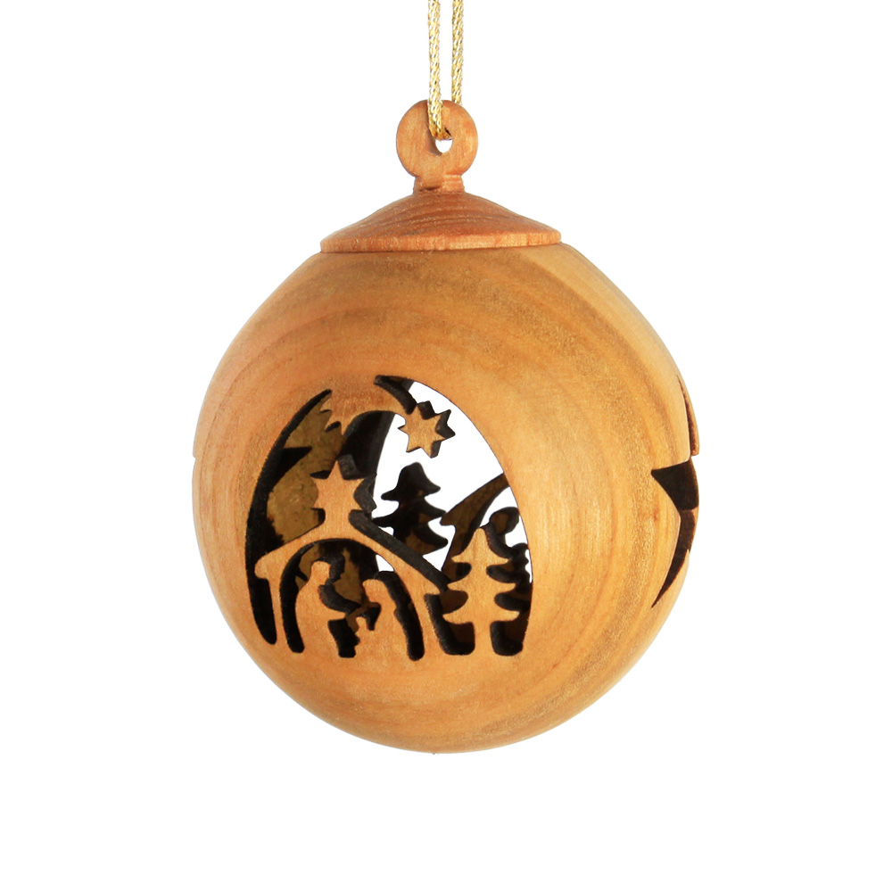 Weihnachtskugel Motiv: Krippe Weihnachtskugel Motiv: Krippe