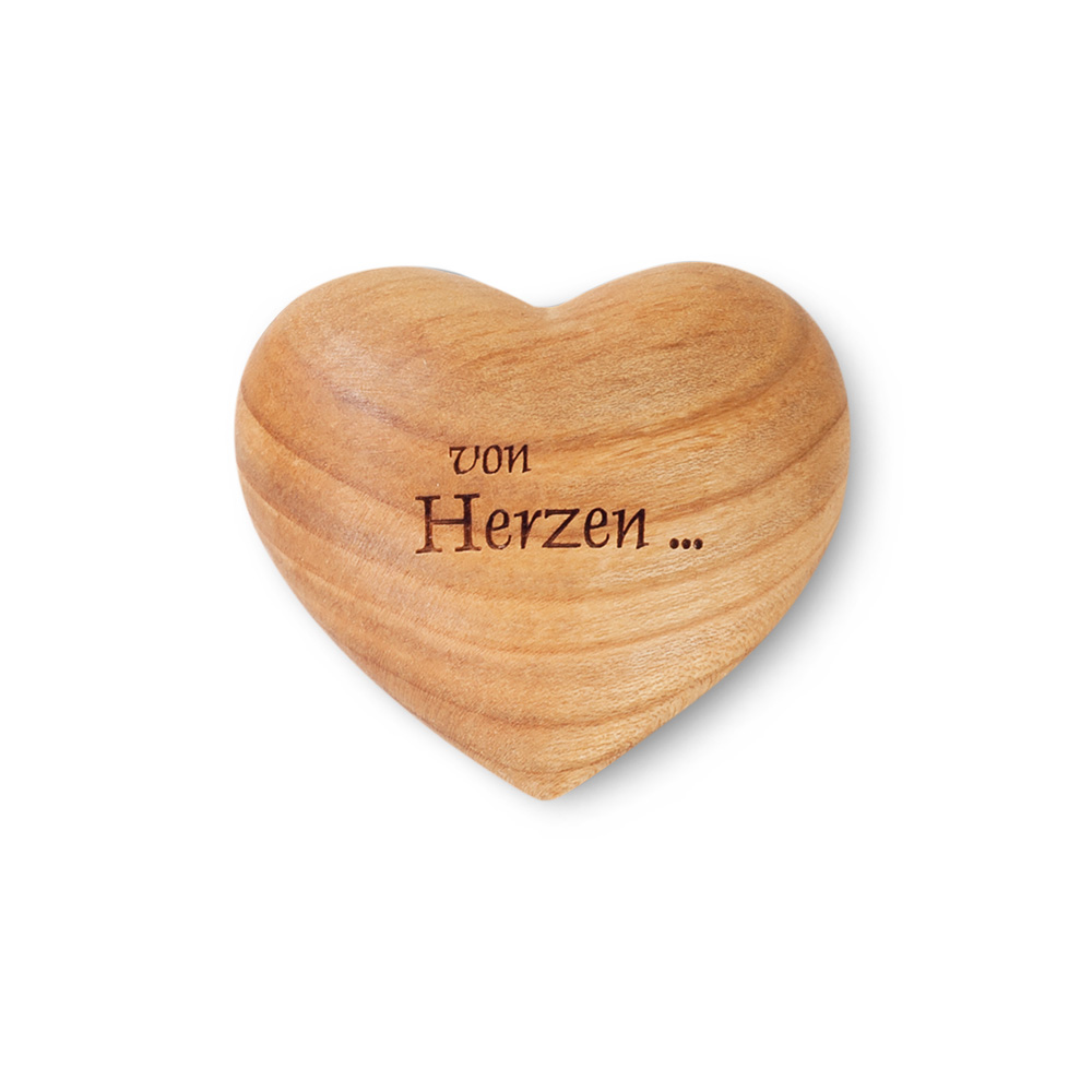 Herz symmetrisch Gr. 1: "von Herzen..." Herz symmetrisch Gr. 1: "von Herzen..."