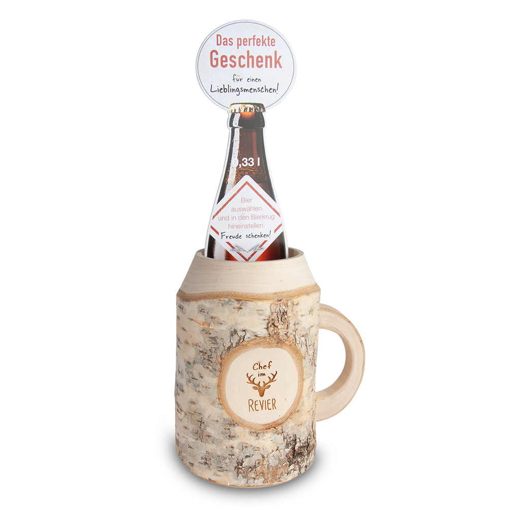 Bierkrug 0,3 ltr "Chef im Revier" Bierkrug 0,3 ltr "Chef im Revier"