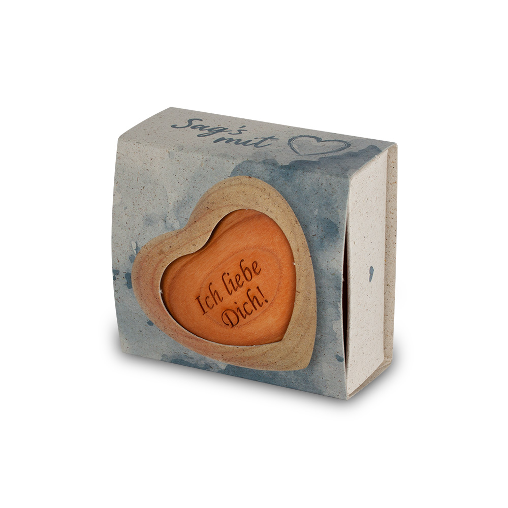 Herz symmetrisch Gr. 1: "Ich liebe Dich!" Herz symmetrisch Gr. 1: "Ich liebe Dich!"