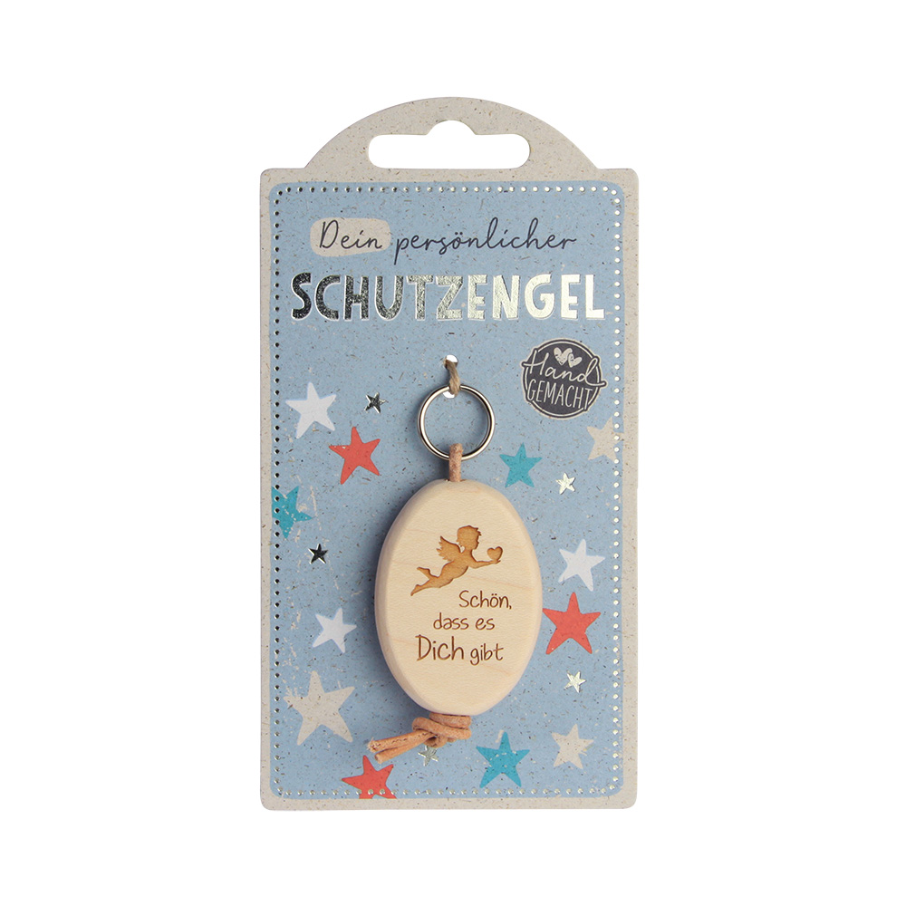 LuckyKeys: Oval "Schön, dass es dich gibt" LuckyKeys: Oval "Schön, dass es dich gibt"