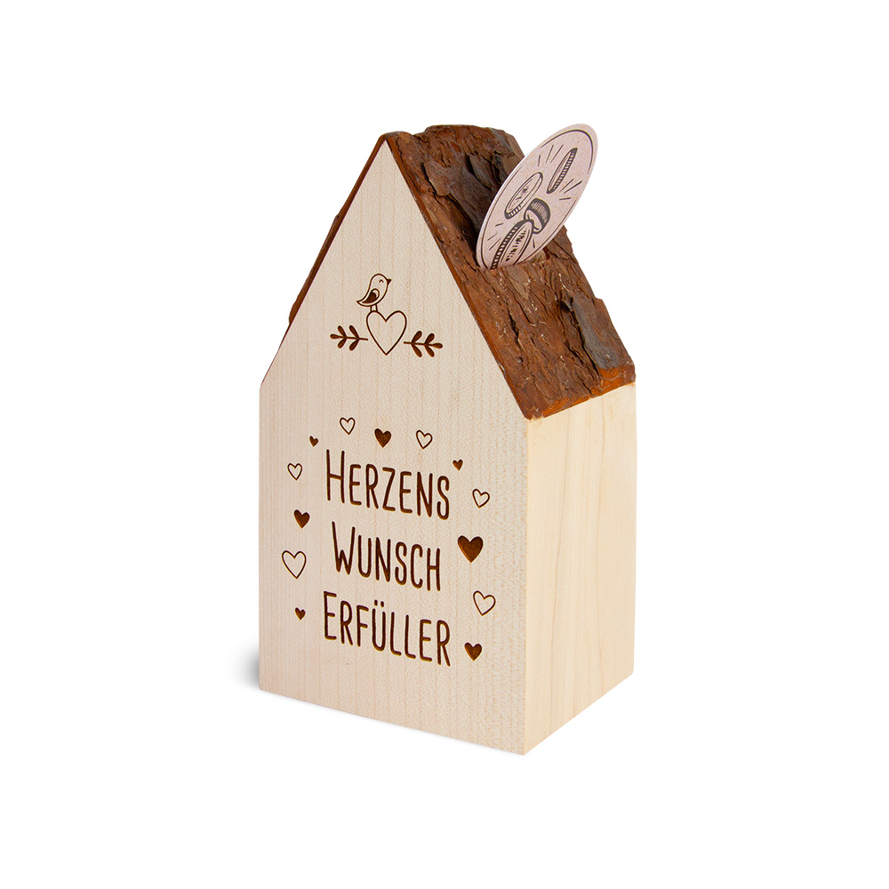 Sparhaus "Herzenswunscherfüller" Sparhaus "Herzenswunscherfüller"