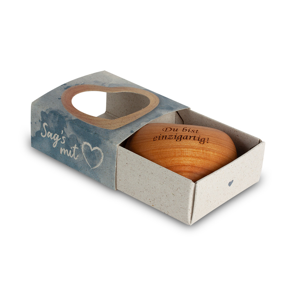 Herz symmetrisch Gr. 1: "Du bist einzigartig!" Herz symmetrisch Gr. 1: "Du bist einzigartig!"