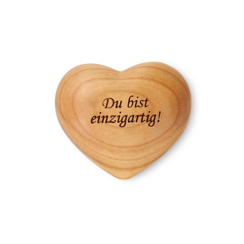 Herz symmetrisch Gr. 1: "Du bist einzigartig!" Herz symmetrisch Gr. 1: "Du bist einzigartig!"