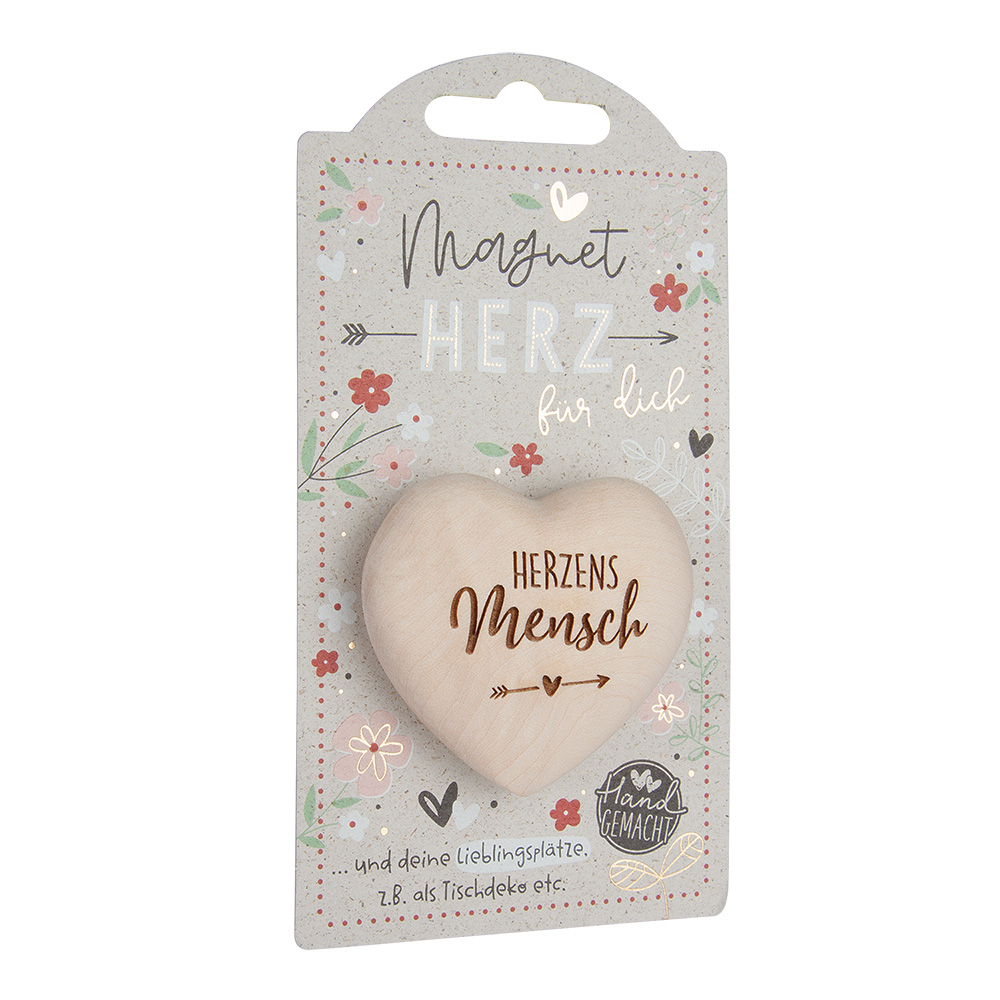 LovelyHearts - mit Magnet: "Herzensmensch" LovelyHearts - mit Magnet: "Herzensmensch"