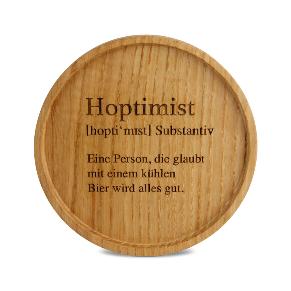 Untersetzer "Hoptimist" Untersetzer "Hoptimist"
