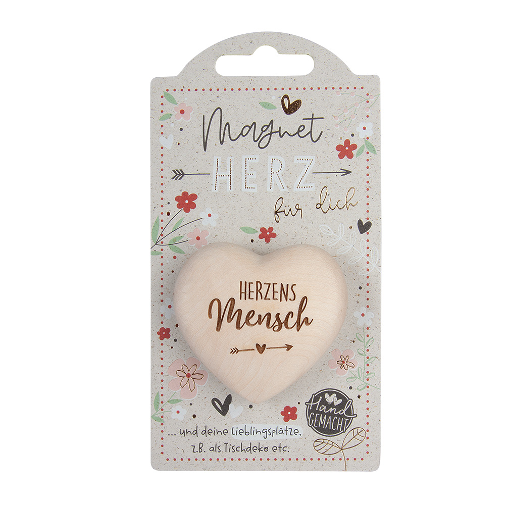 LovelyHearts - mit Magnet: "Herzensmensch" LovelyHearts - mit Magnet: "Herzensmensch"