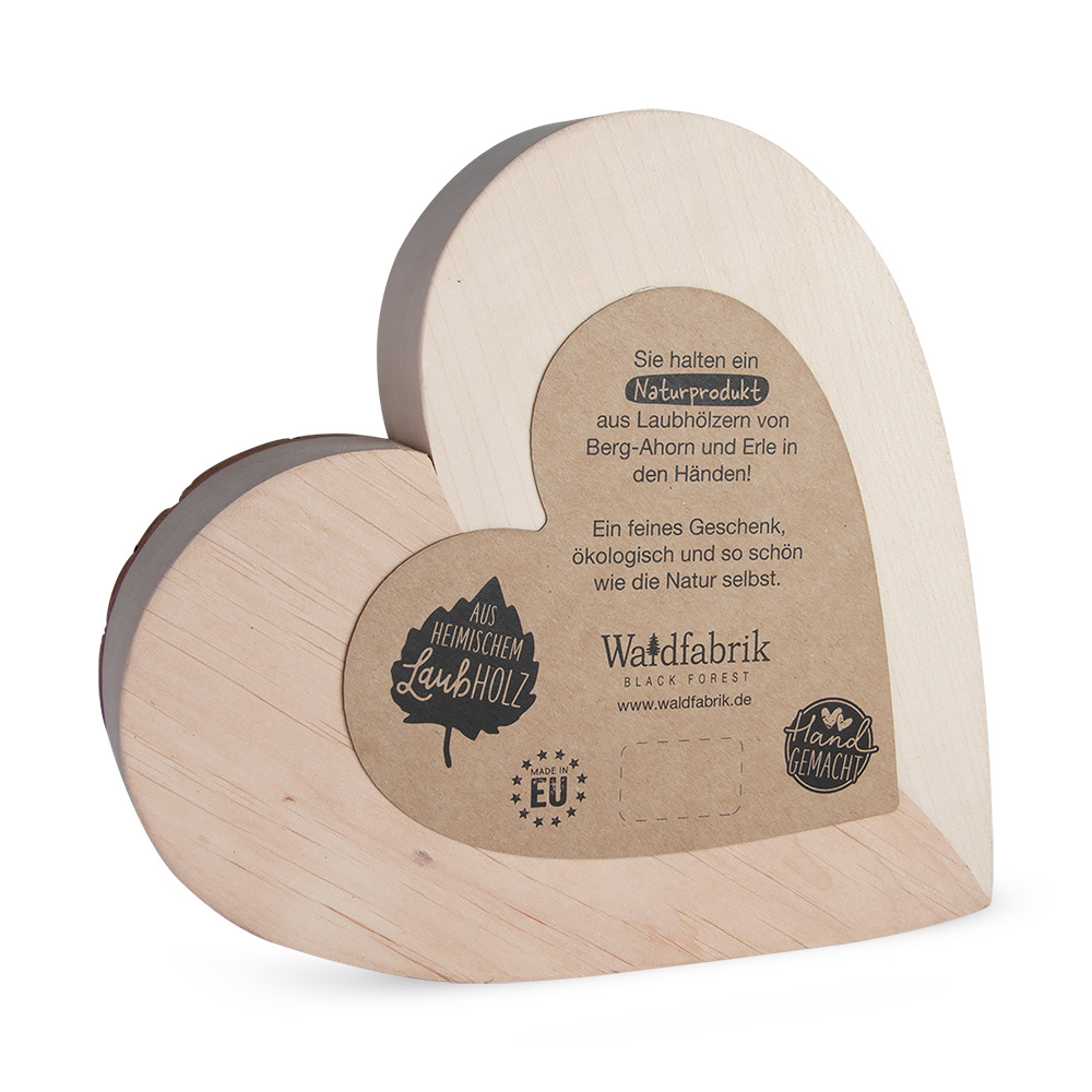 Rindenherz Yin-Yang Gr. 3: "Bleib so wie Du…" Rindenherz Yin-Yang Gr. 3: "Bleib so wie Du…"